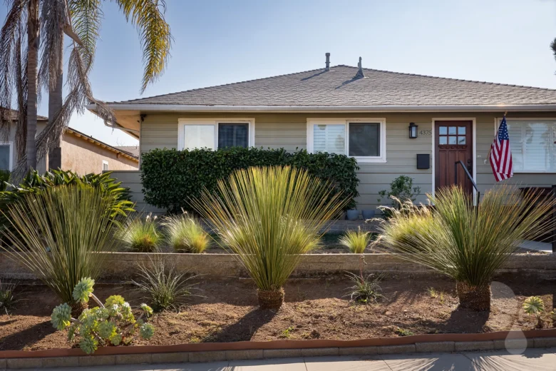 Home Exterior Front with Landscape